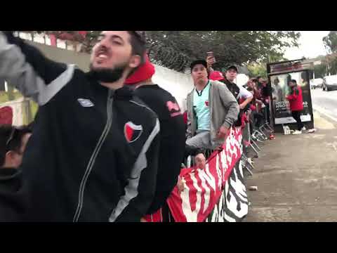 "Hinchada sabalera en Brasil | colon vs san Pablo ida" Barra: Los de Siempre &bull; Club: Colón