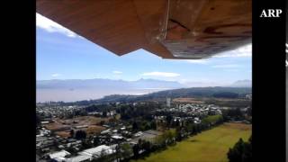 preview picture of video 'Aproximación a aeródromo Villarrica en Festival Aéreo 2015'