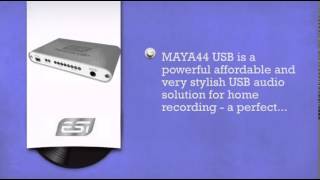 Video thumbnail for ESI MAYA44 USB 4 In 4 Out USB Soundcard - DJkit.com by djkit®