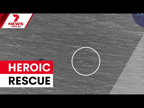 Teen swims four hours to save family swept out to sea | 7NEWS