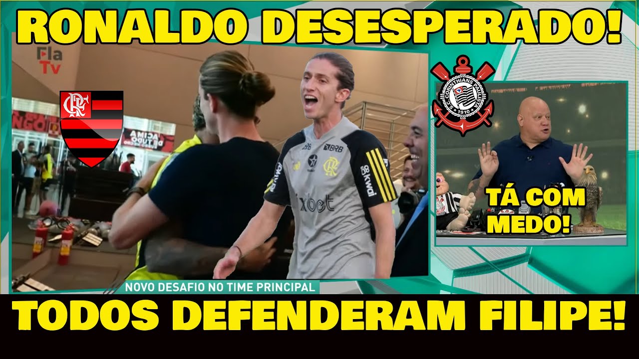 RONALDO GIOVANELLI SURTOU AO VIVO! "O CARA ESTÁ COM MEDO" DE FILIPE LUÍS NO FLAMENGO!
