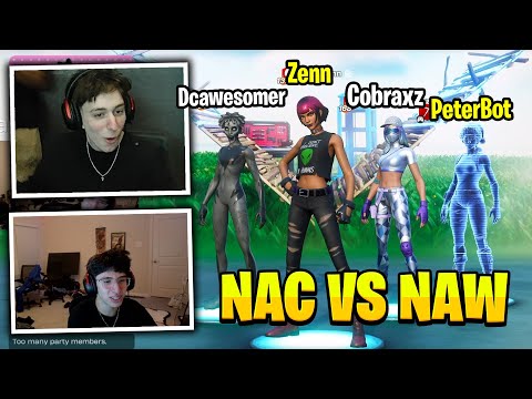 Zenn PeterBot VS Cobraxz DC 2v2 Zone Wars (NAC VS NAW)