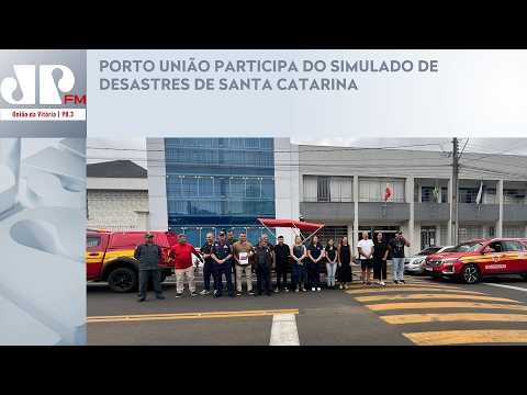 PORTO UNIÃO PARTICIPA DO SIMULADO DE DESASTRES DE SANTA CATARINA