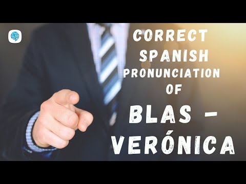 How to pronounce 'Alphabets' (Blas - Verónica) in Spanish? | Spanish Pronunciation