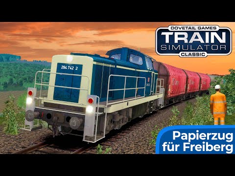 Local freight train from the paper mill | TRAIN SIMULATOR CLASSIC | Diesel locomotive BR 294 – Pr...