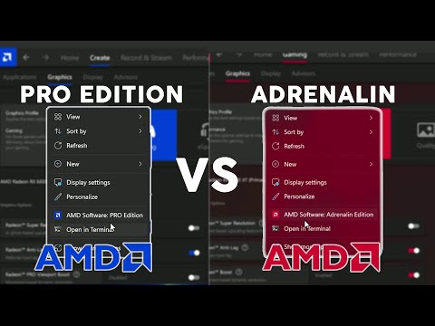 AMD PRO EDITION VS ADRENALIN EDITION DRIVERS  *Best Settings*