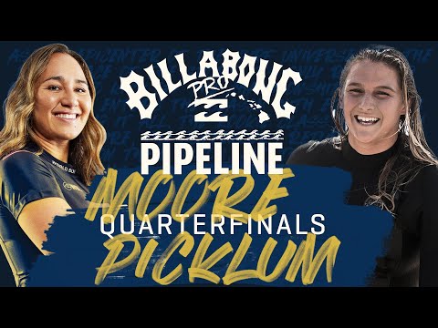 Carissa Moore vs Molly Picklum | Billabong Pro Pipeline 2023 - Quarterfinals Heat Replay