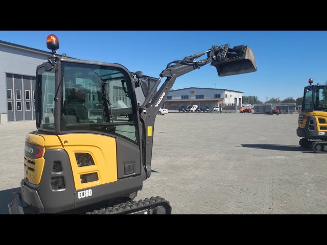 674351 Bandgrävmaskin Volvo EC18D (1105h) - 2016