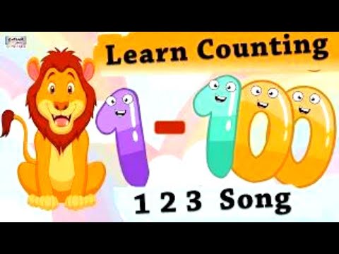 Learn Counting 1- 100 | Easy Numbers Song In English For Kids - Beginners | 1-100 Rhyme