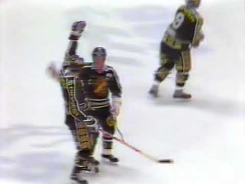 Sammandrag från SVT: Djurgårdens IF - AIK 5-6, Kvartsfinal #1 27 mars 1988