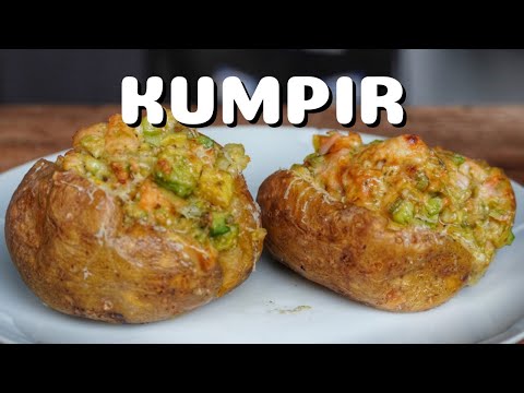 HONIG SENF LACHS auf KUMPIR vom SMOKER - KARTOFFEL mit BUTTER und KÄSE - BBQ-Video - 0815BBQ