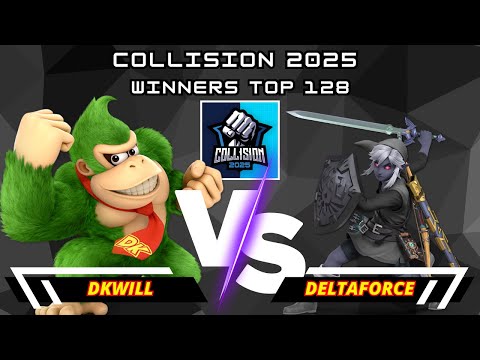 DKwill (Donkey Kong) Vs. Deltaforce (Link) | Collision 2025 | Winners Top 128 | SSBU