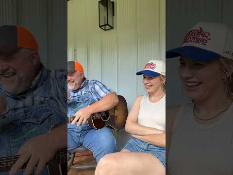 Porch pickin with pa