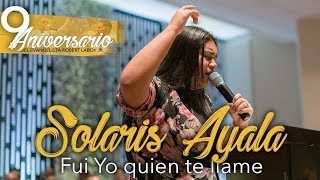 Solaris Ayala - Fui Yo quien te llame(9no Aniversario del Evang.Robert Laboy Jr)