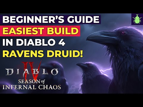 Beginner's Guide to the Easiest Build in Diablo 4: The Ravens Druid!