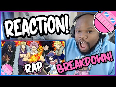 Fairy Tail Dragon Slayer Rap Cypher Reaction | GameboyJones x Connor Quest, NLJ, DizzyEight & more