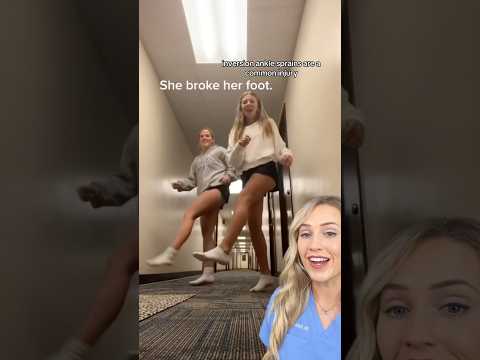 Doctor reacts: broken foot dance