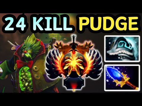 🔥 CARRY PUDGE 24 KILLS JUST FARMING HEROES | DOTA 2 GAMEPLAY 🔥