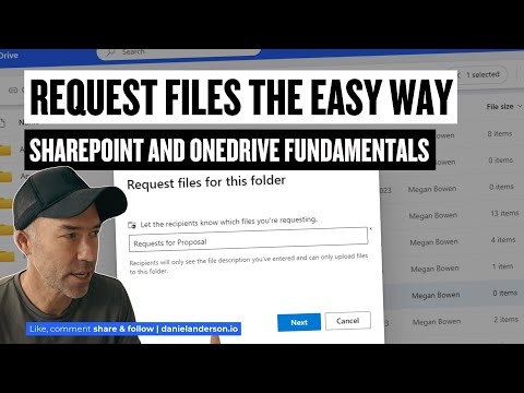 How to use the Request Files feature from OneDrive