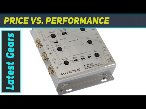 Autotek ATK2 3X Active Crossover Processor - Fine-Tune Your Car Audio Experience!