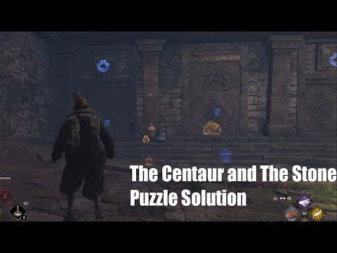 Hogwarts Legacy - The Centaur and The Stone Puzzle Solution Mission