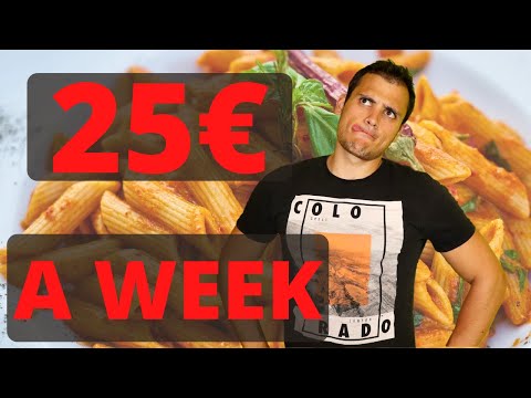 How I live spending 25€ a week on food in Germany