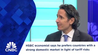 HSBC economist says he prefers countries with a strong domestic market in light of tariff risks