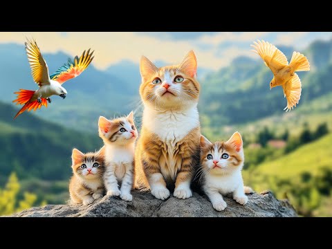 Cat TV 🎶 Calming Music for Cats to Watch and Sleep Peacefully | Relaxing Video for Cats