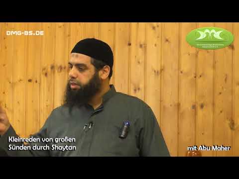 Abu Maher  -  KLEINREDEN VON GROSSEN SÜNDEN DURCH SHAYTAN (19.01.2018)