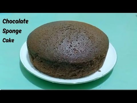 Chocolate Sponge Cake Recipe ⊰⁠⊹ฺ  Without Oven basic Chocolate Cake Recipe |⁠| Chocolate Cake