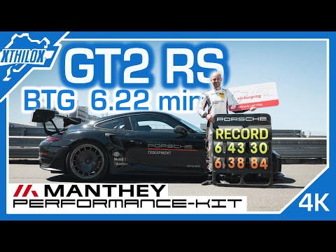 NEW LAPRECORD - PORSCHE GT2 RS with MANTHEY Performance-Kit - BTG 6:22 min / 6:43 min full Lap