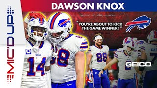 Dawson Knox Mic’d Up In WILD Bills Thanksgiving Win Over Detroit Lions! | Buffalo Bills