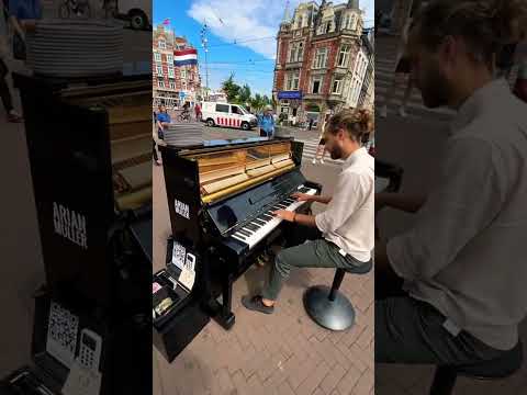🇳🇱 #Netherlands #Amsterdam #ArianMuller #Music #Piano #StreetMusic #StreetArt #Travel