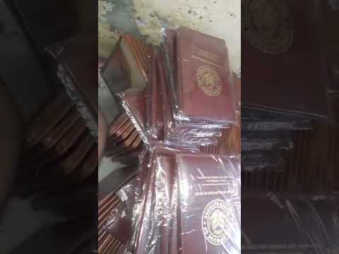 Leather Certificate Holder