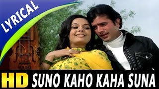 Suno Kaho Kaha Suna With Lyrics  Kishore Kumar Lat