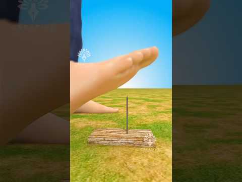 Why You Should Never Pull Out a Nail Stuck in Your Foot #short #viralvideo - Creativelearning3d