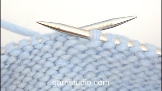 How to work purled stitches– Nordic knitting style
