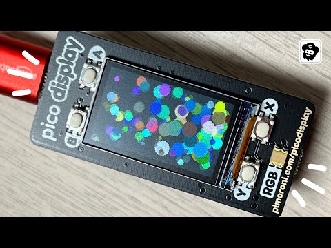 YouTube thumbnail image for Introducing Pico Display Pack - a 1.14 IPS LCD screen for Raspberry Pi Pico