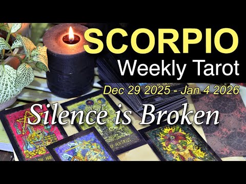 SCORPIO Weekly Tarot 'SOMEONE MAKES THE FIRST MOVE!" Intuitive Spiritual Guidance | Dec 29 - Jan 4