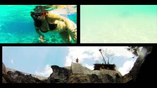 preview picture of video 'Cliff diving and Snorkeling @ Ricks'