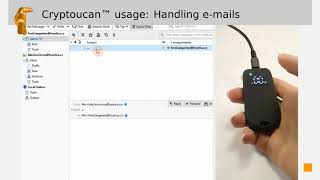 Cryptoucan™ usage: Handling e-mails