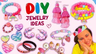 12 DIY JEWELRY IDEAS - HANDMADE JEWELRY IDEAS - EASY PAPER CRAFT JEWELRY and more…