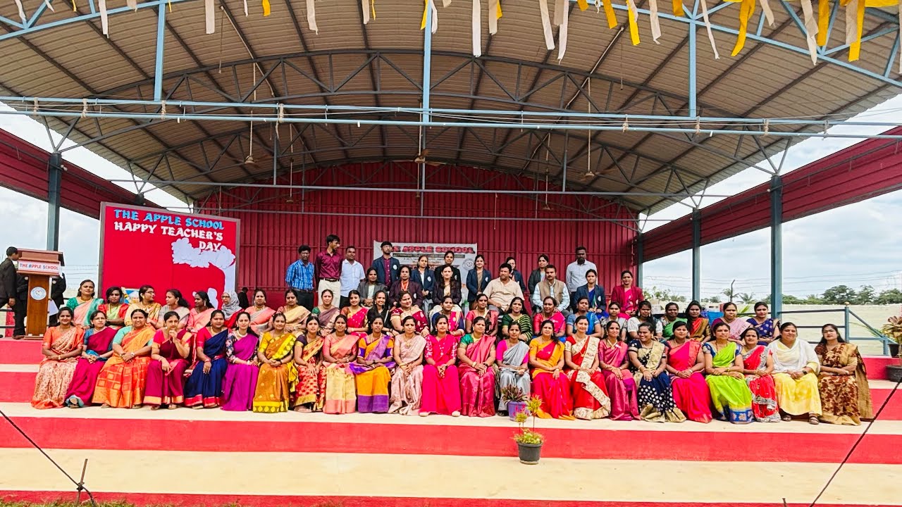 Teachers day celebration @theappleschool2086