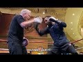 LUIS NERY THROWS BOMBS ON THE MITTS DURING WORKOUT- SHOWS SPEED & POWER AHEAD OF RODRIGUEZ FIGHT
