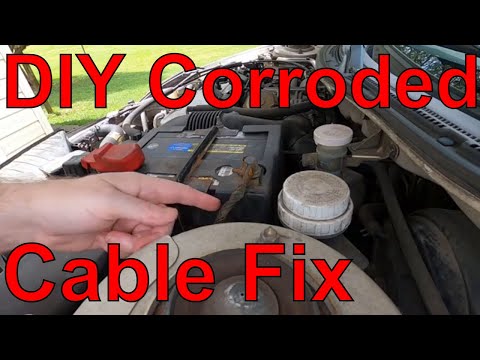 How to install a battery cable saver. How to fix a corroded battery cable yourself.