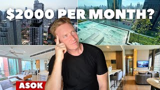 Touring 3 Luxury CONDOS in Central BANGKOK - What Can You RENT For $2000 In Asok