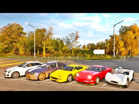 RACHA BUGADO COM A GALERA BUGADA KKK - FORZA HORIZON 4