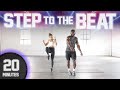20 Minute Step To The Beat HIIT Workout NO EQUIPMENT