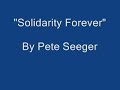 Solidarity Forever.