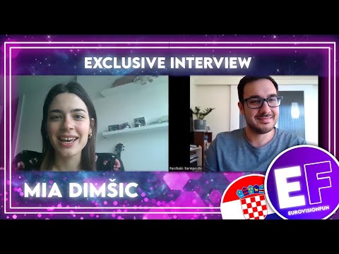 Mia Dimsić Interview - Eurovision 2022 Croatia | Eurovisionfun